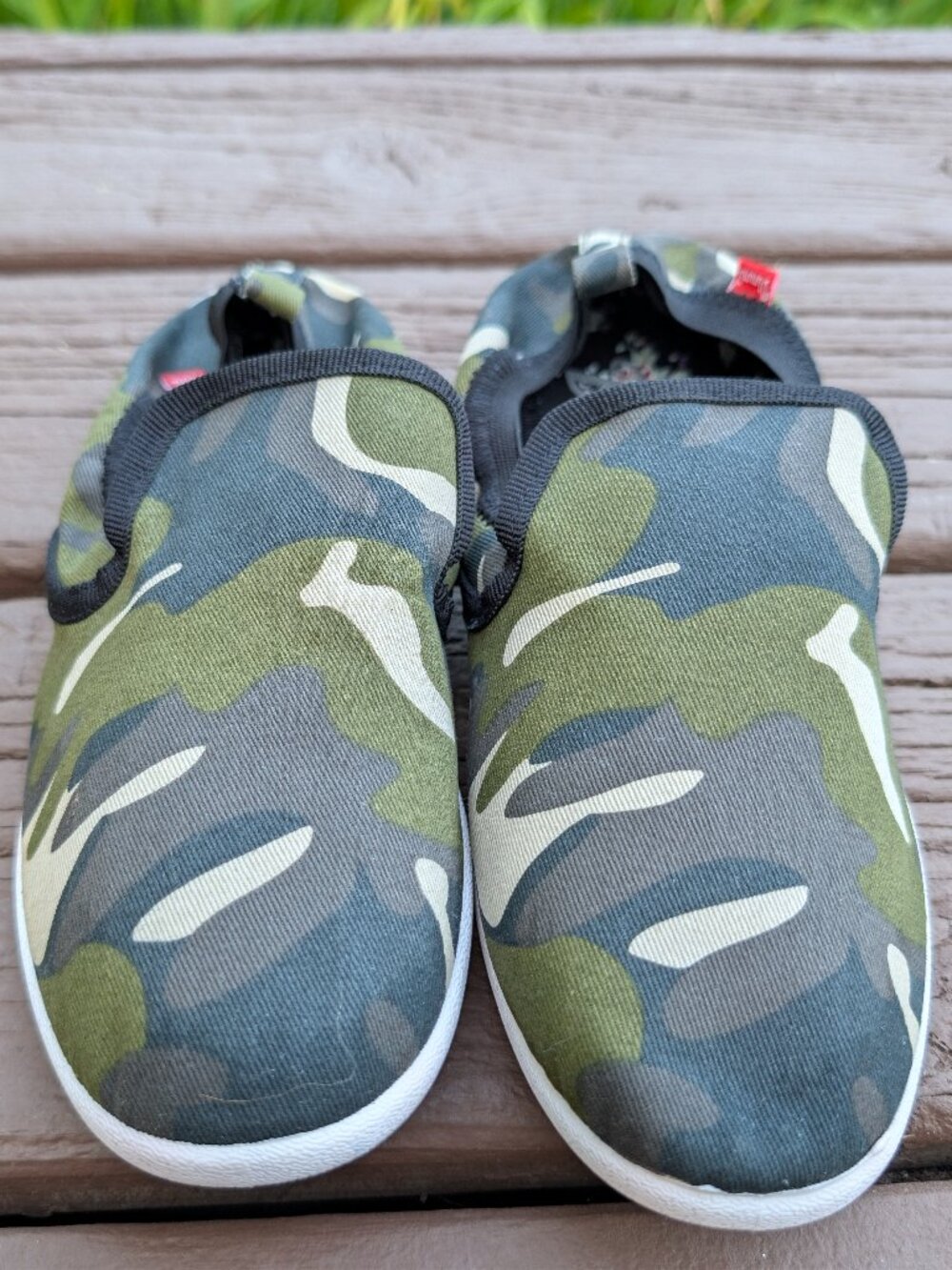 Women's Dimmi Push Camo Slip-On Canvas Fabric Shoes Size 7M